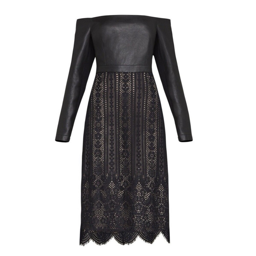 BCBG off the shoulder dress